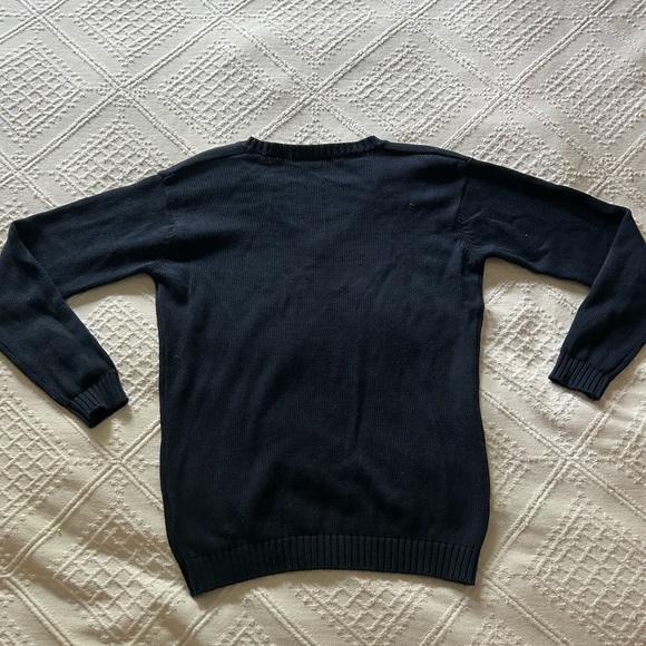 Navy blue brandy melville woolen sweater// NEVER WORN (women) - Picture 4 of 5